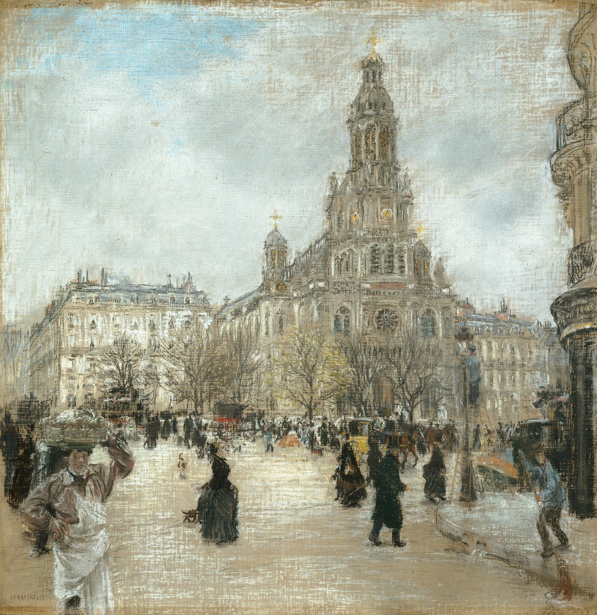 Trinitéplein, Parijs door Jean Francois Rafaelli