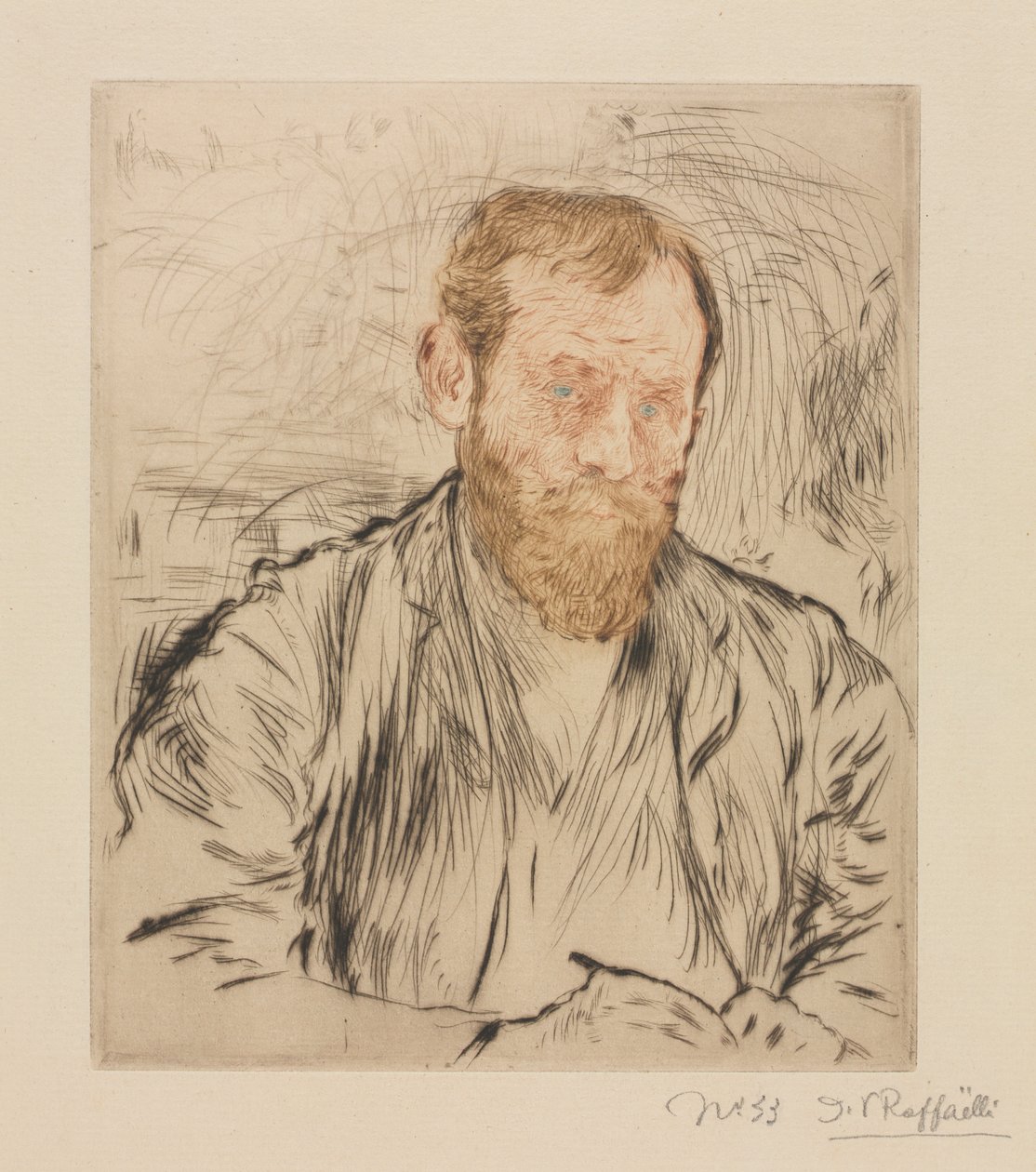 Zelfportret door Jean Francois Raffaelli