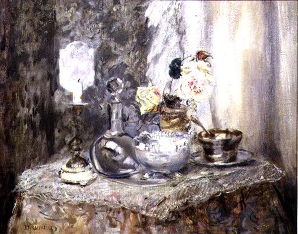 Stilleven door Jean Francois Raffaelli
