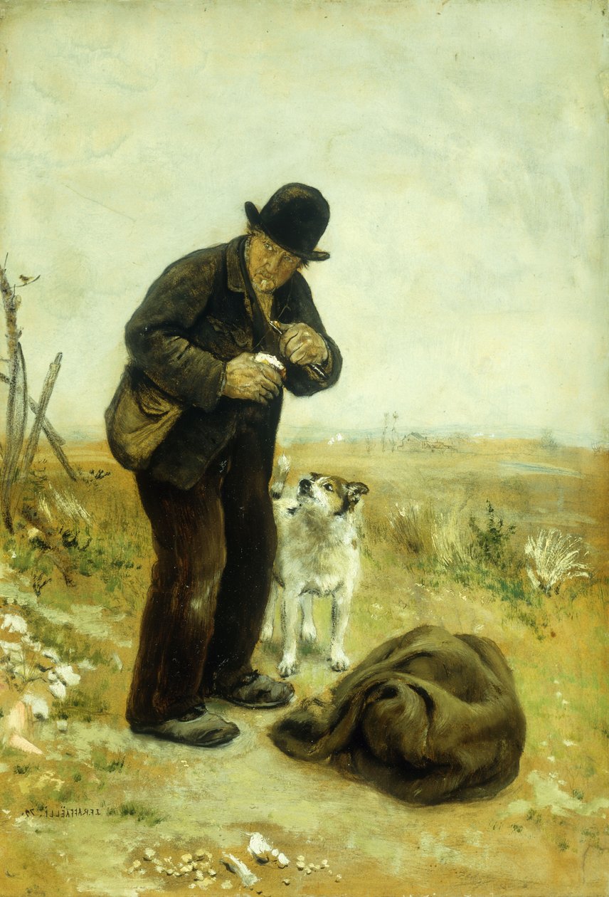 De Zwerver, 1879 door Jean Francois Raffaelli