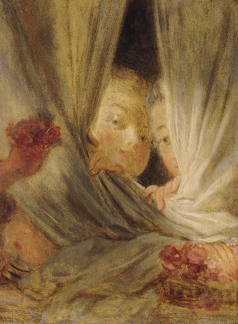 Nieuwsgierigheid door Jean Honore Fragonard