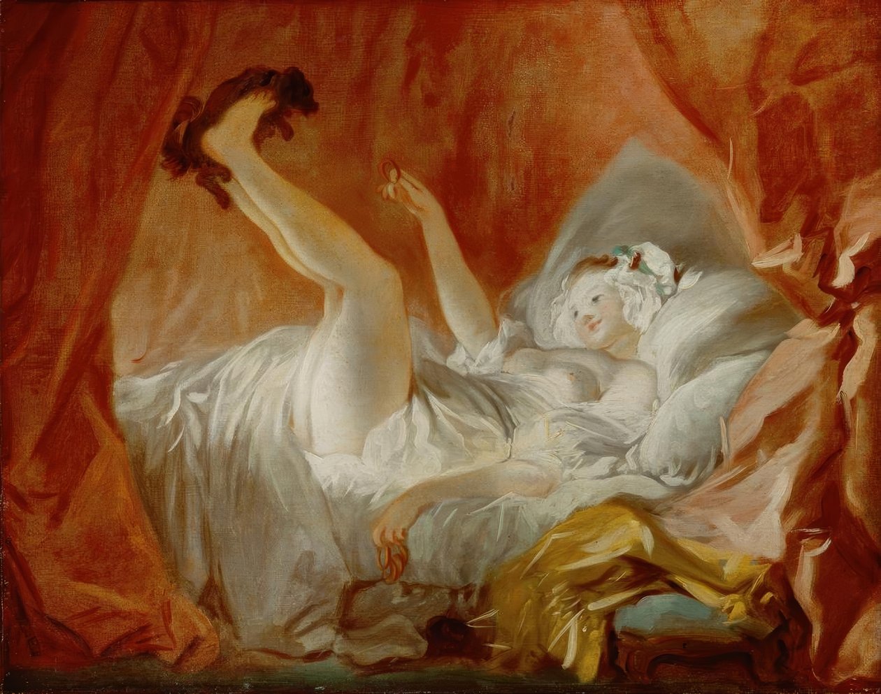 De Gimblette door Jean Honore Fragonard