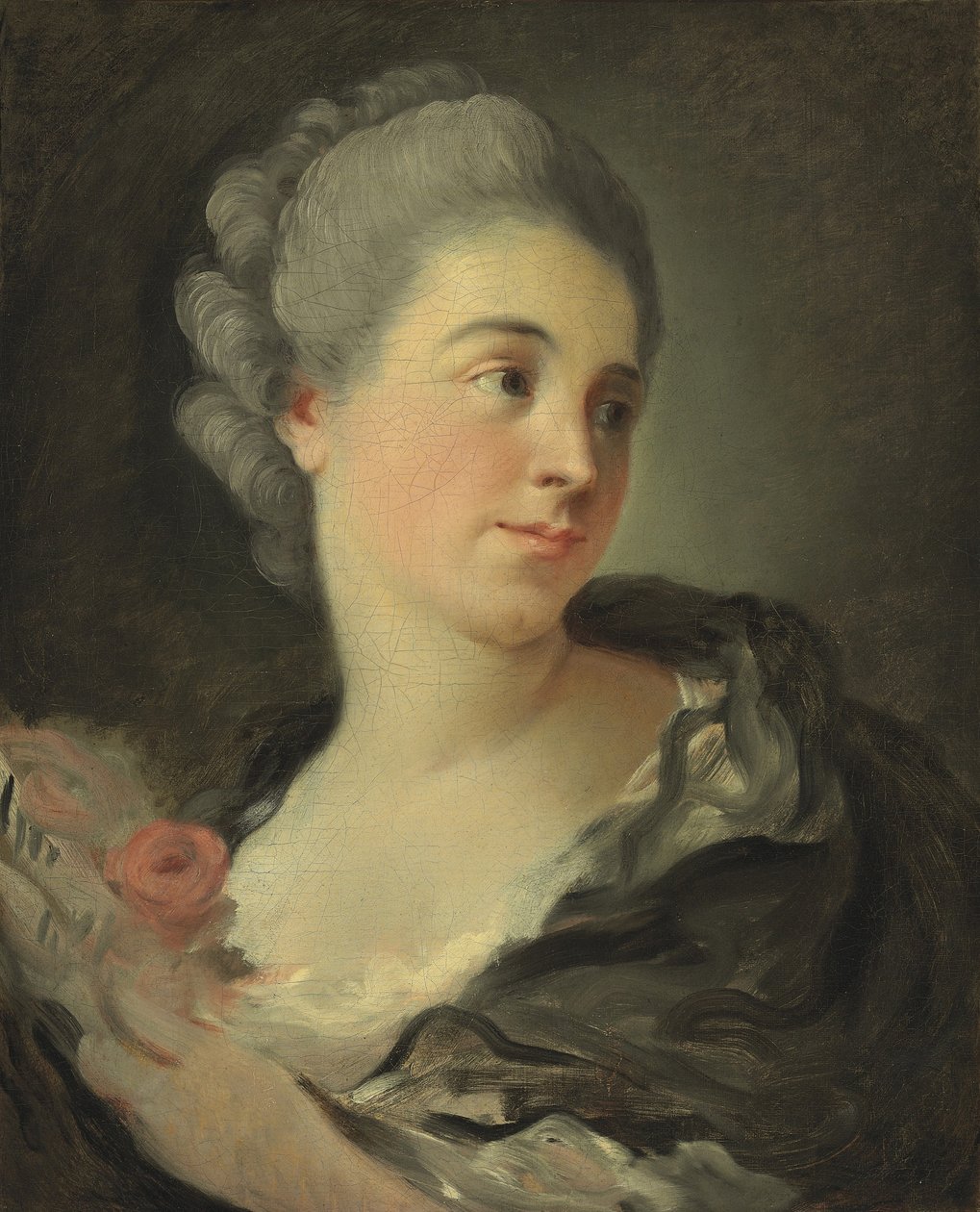 Portret van Marie-Thérèse Colombe door Jean Honore Fragonard