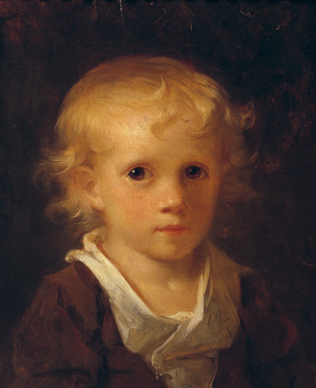 Portret van een Kind door Jean Honore Fragonard