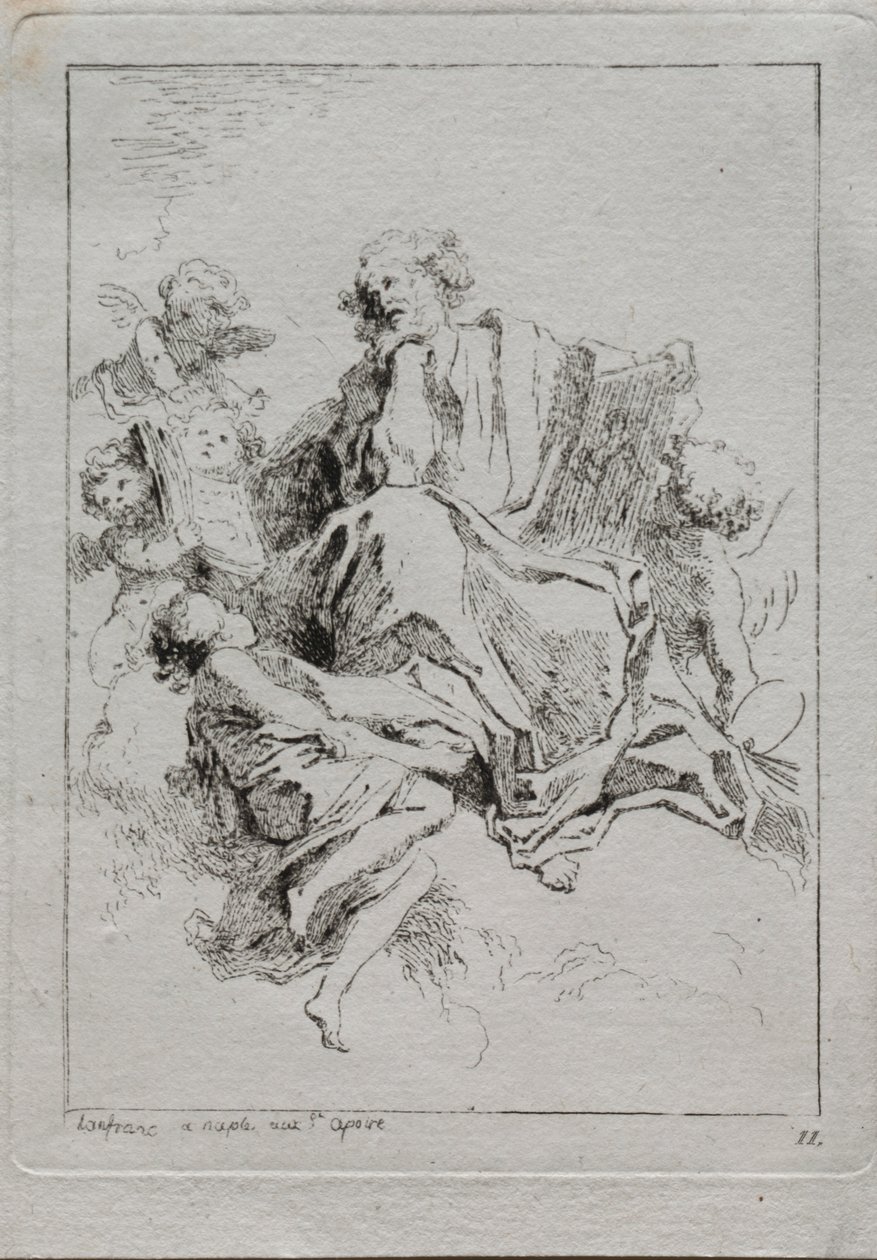 Sint Lucas door Jean Honore Fragonard
