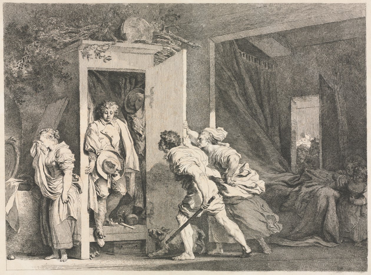De Kast door Jean Honore Fragonard