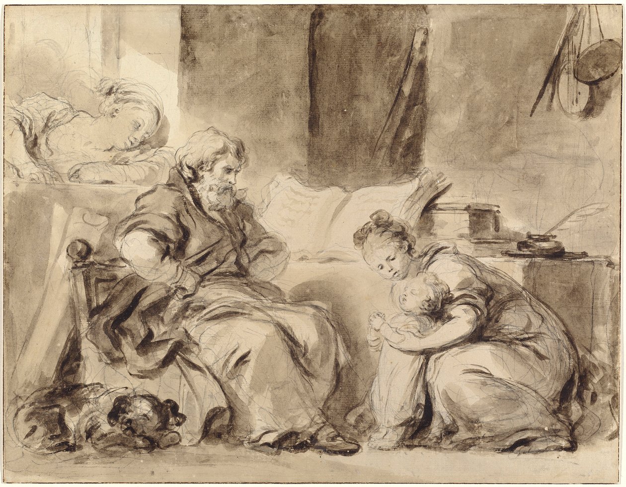 Onbekend beeld door Jean Honore Fragonard