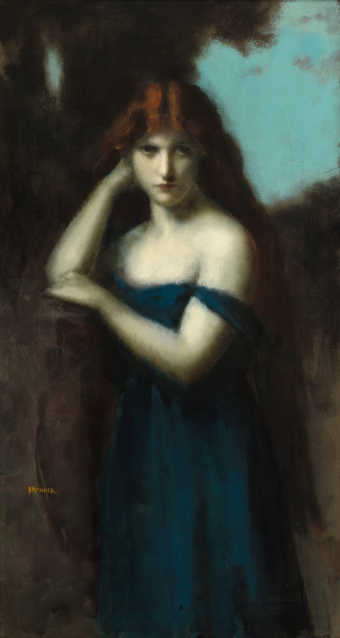 Staande vrouw door Jean Jacques Henner