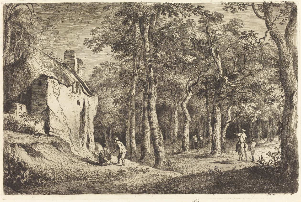 Bosingang door Jean Jacques de Boissieu