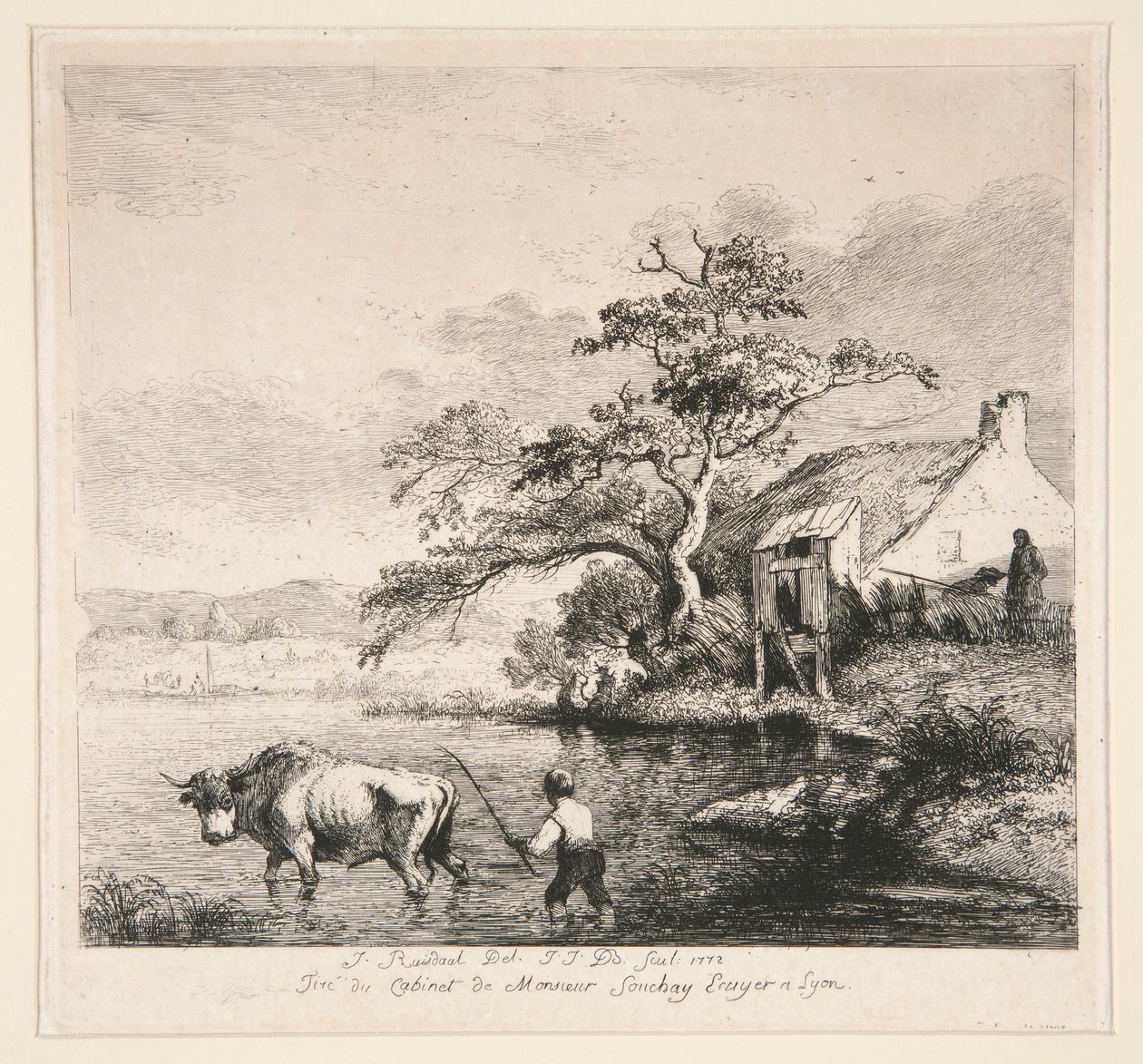 Landschap door Jean Jacques de Boissieu