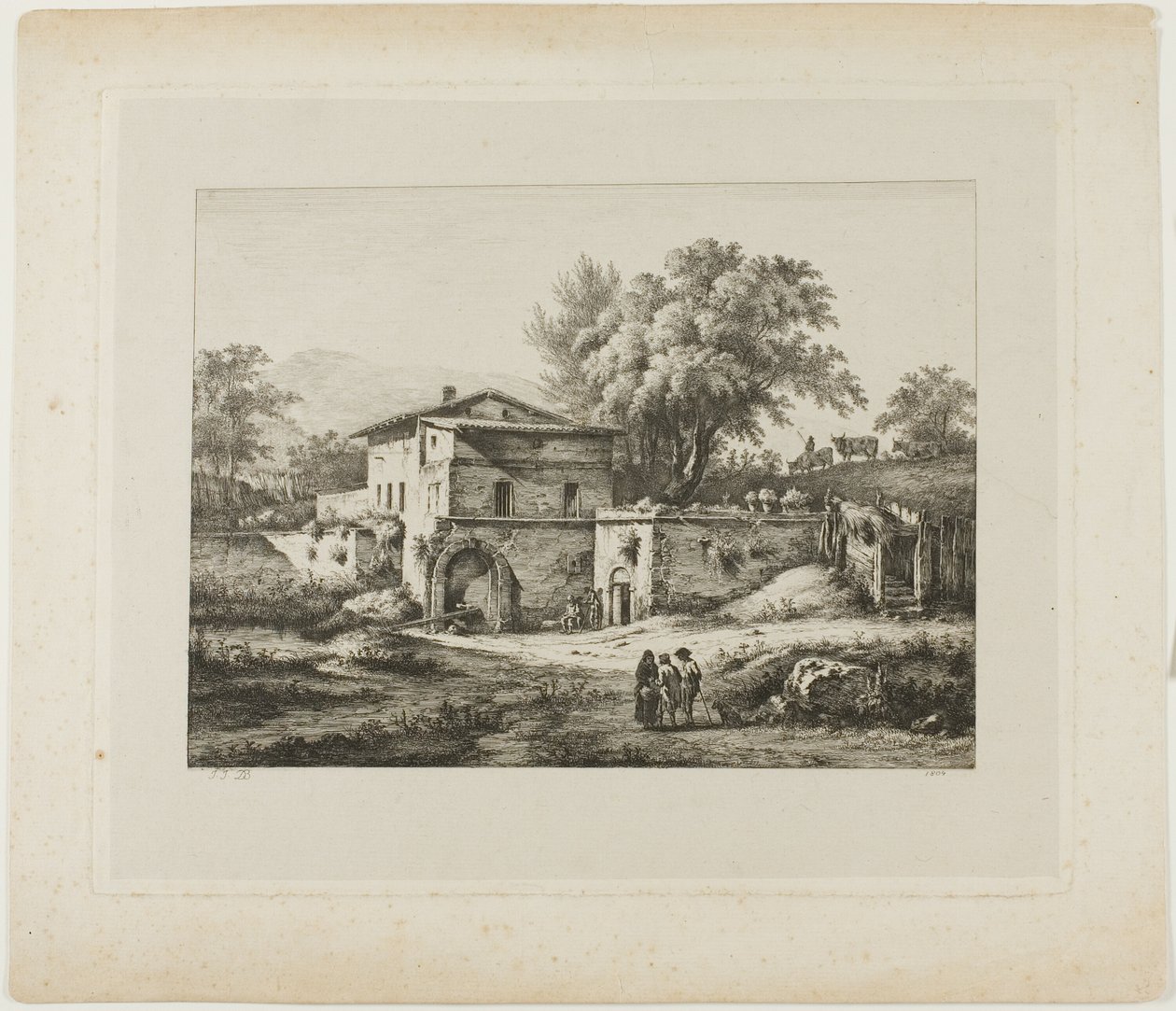 De Kleine Kapel door Jean Jacques de Boissieu