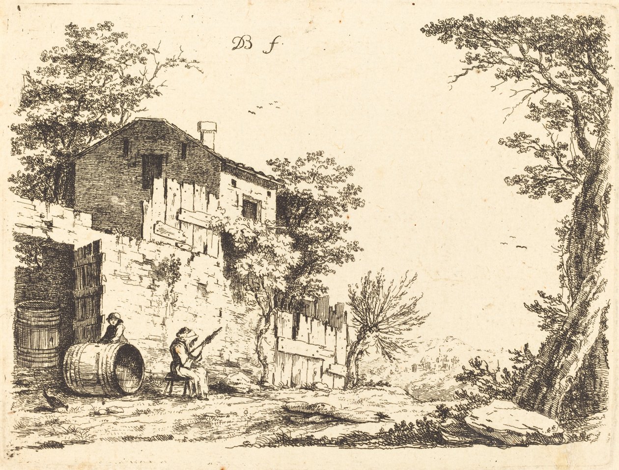 De Spinner door Jean Jacques de Boissieu