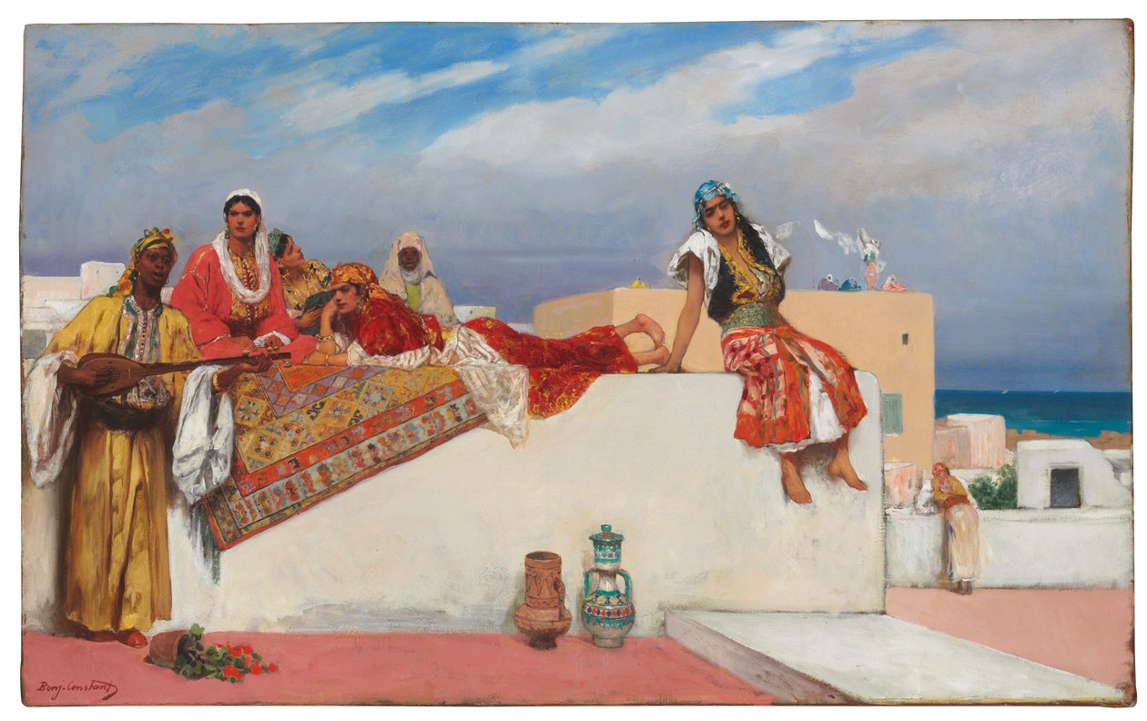 Een middagidylle door Jean Joseph Benjamin Constant