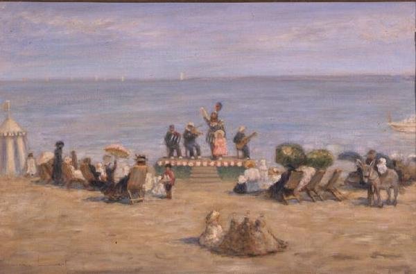 Zomer op het strand door Jean Laurent
