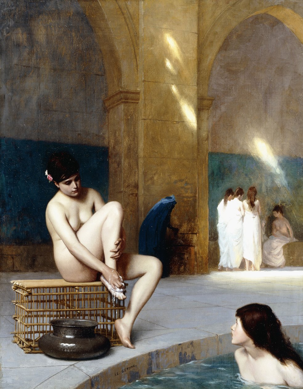 Naakte vrouw, c.1889 door Jean Leon Gerome