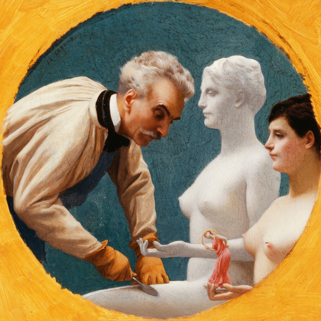 Gerome en Tanagra door Jean Leon Gerome