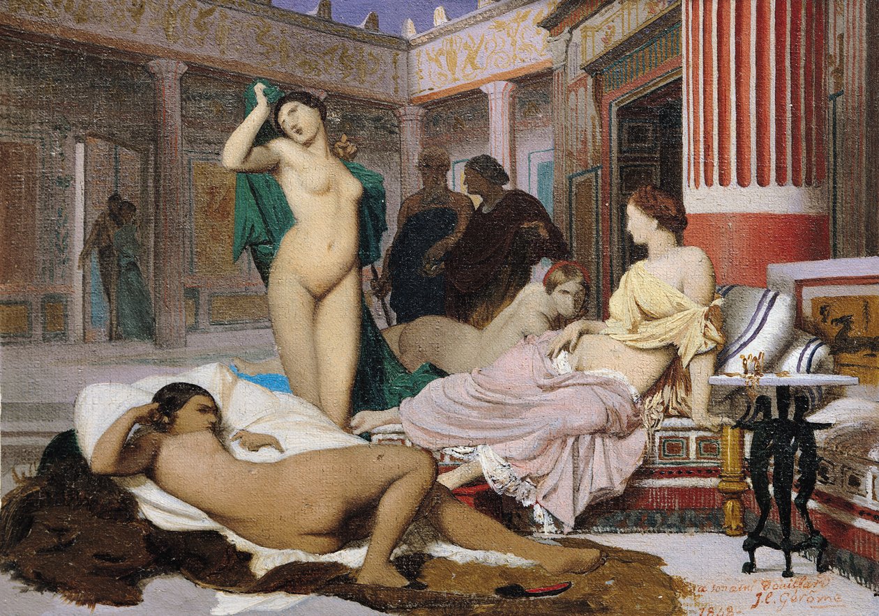 Grieks interieur door Jean Leon Gerome