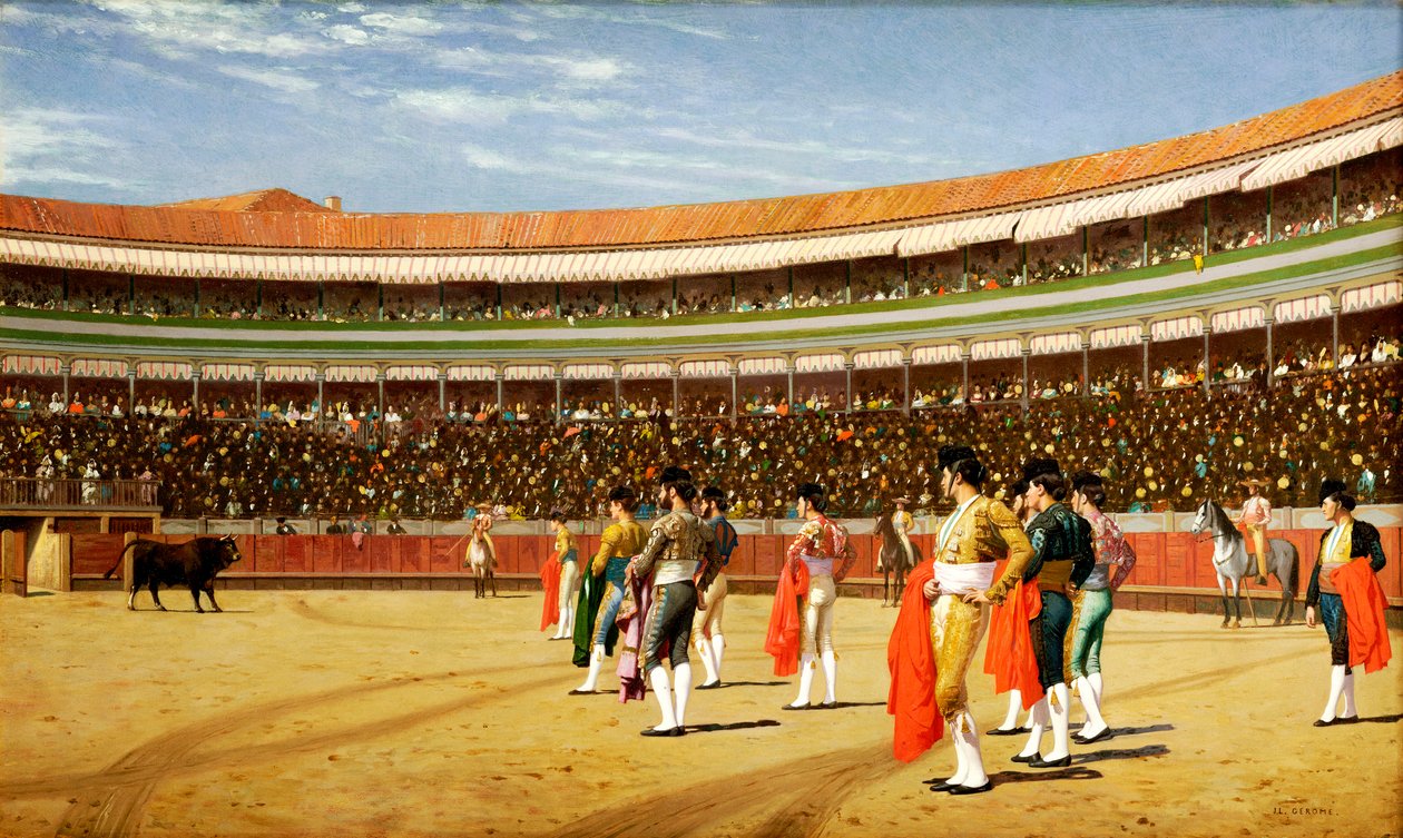 De Ingang van de Stier door Jean Leon Gerome