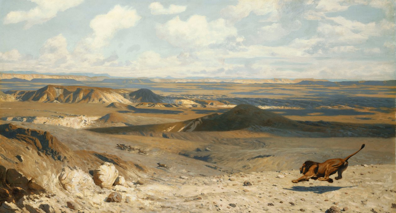 De achtervolging door Jean Leon Gerome