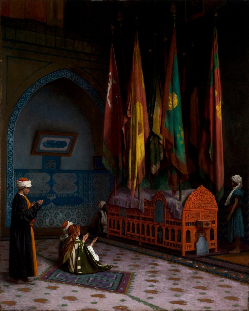 De wachter bij het graf van de sultan door Jean Leon Gerome