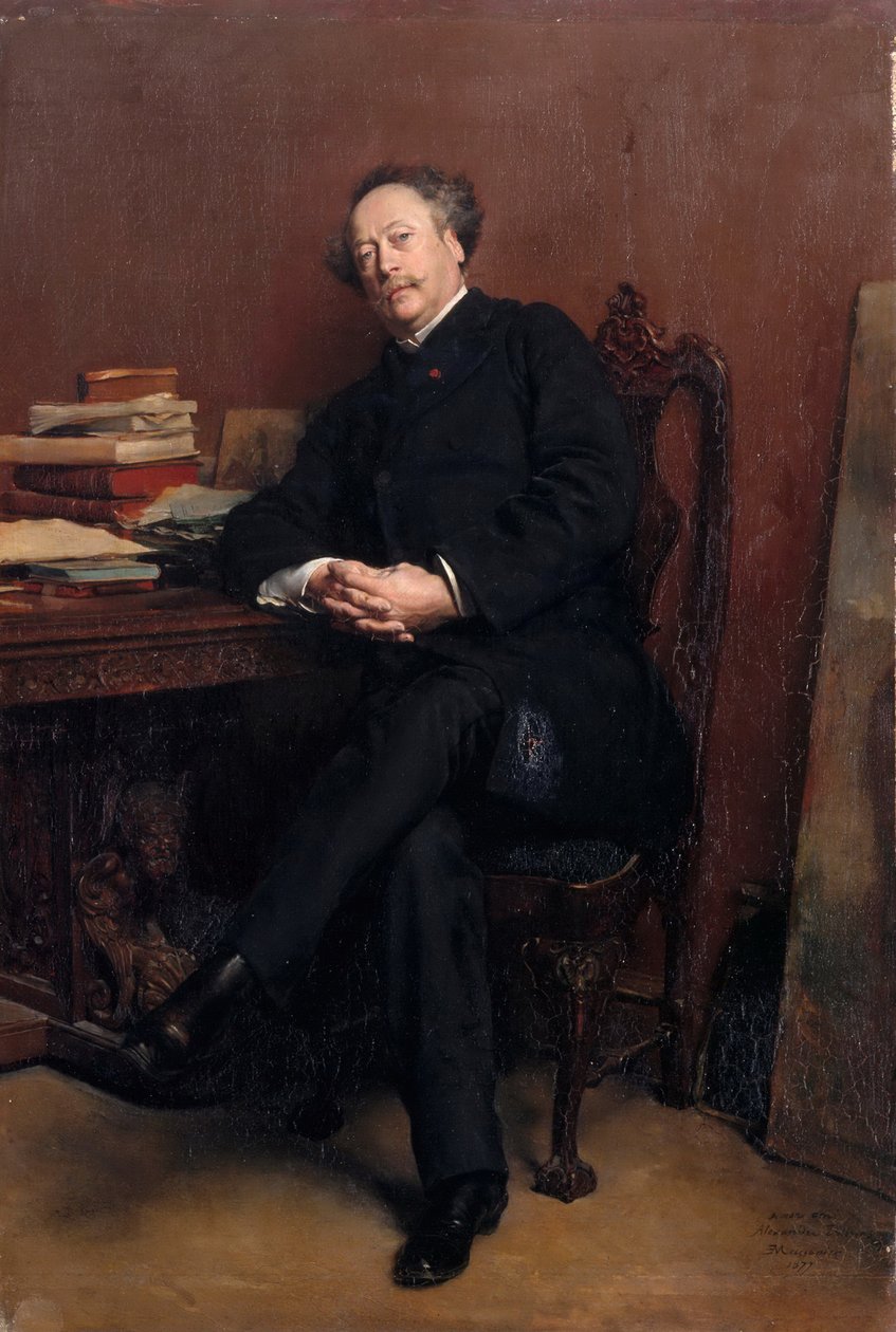 Alexandre Dumas, fils door Jean Louis Ernest Meissonier