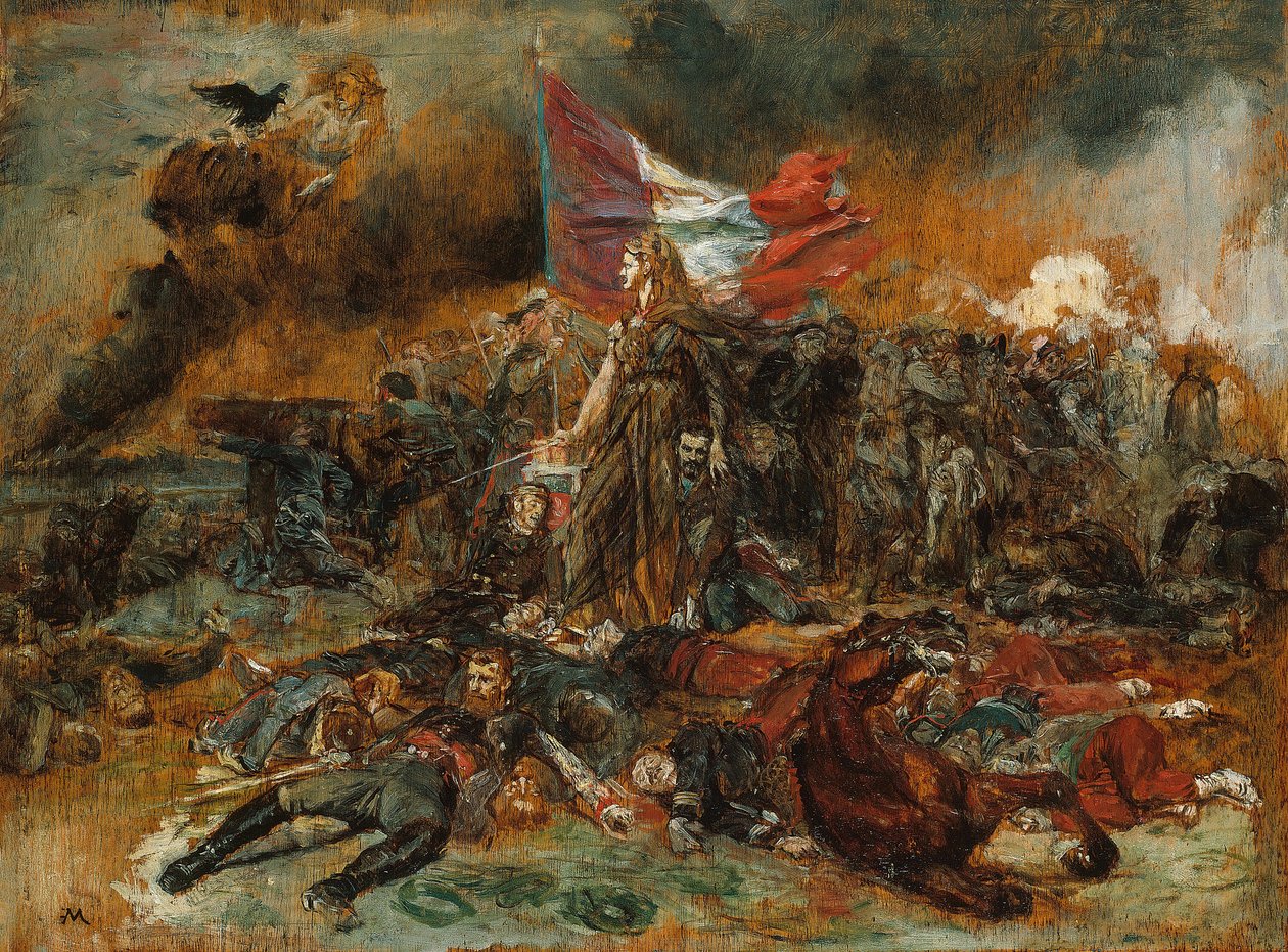 De verdediging van Parijs, 1870-71 door Jean Louis Ernest Meissonier