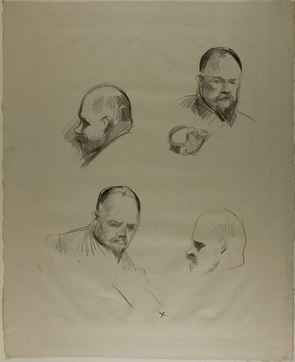 Ambroise Vollard, Vier Schetsen door Jean Louis Forain