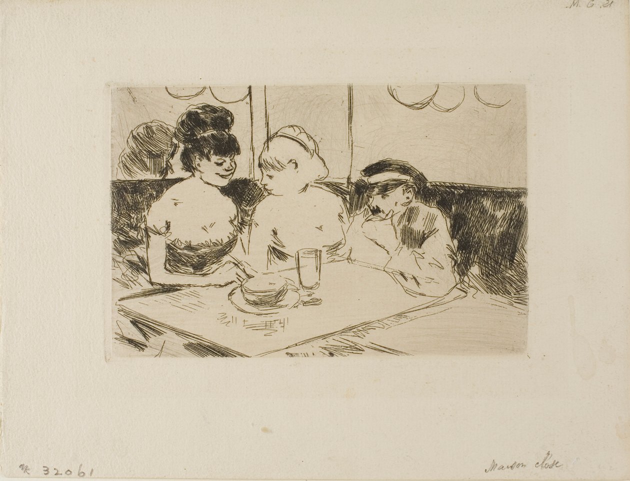 Bordeel door Jean Louis Forain