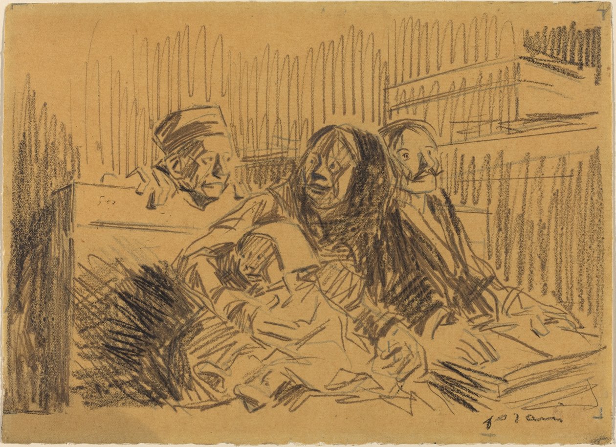 Verdediger en Beklaagde door Jean Louis Forain