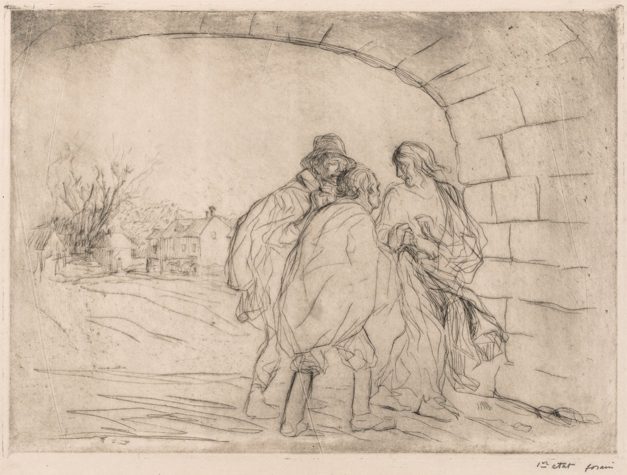 Ontmoeting onder het gewelf door Jean Louis Forain