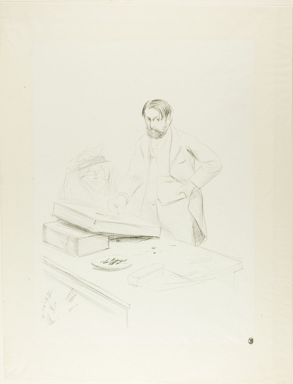 Forain, lithograaf door Jean Louis Forain
