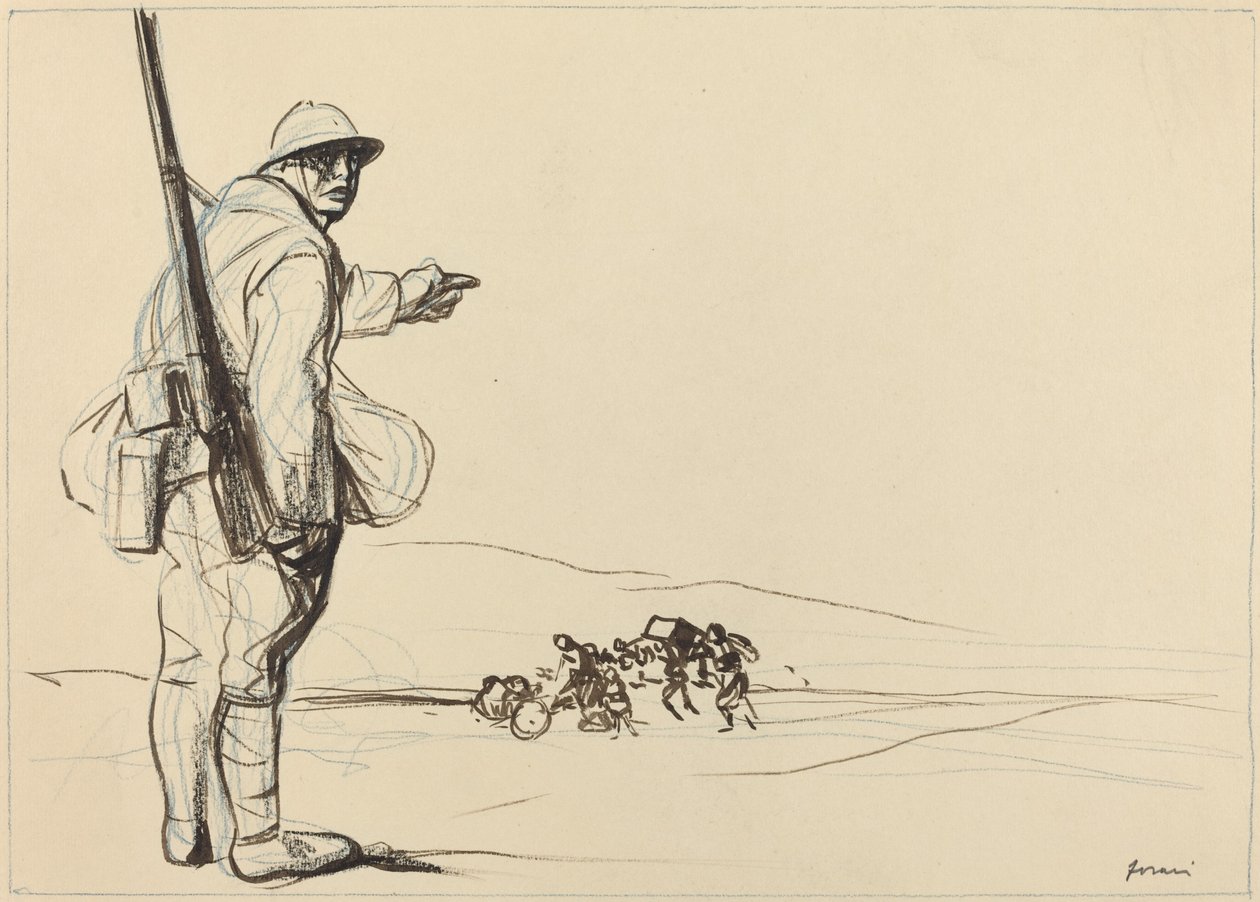 Duitse Vooruitgang, c. 1914-1919 door Jean Louis Forain