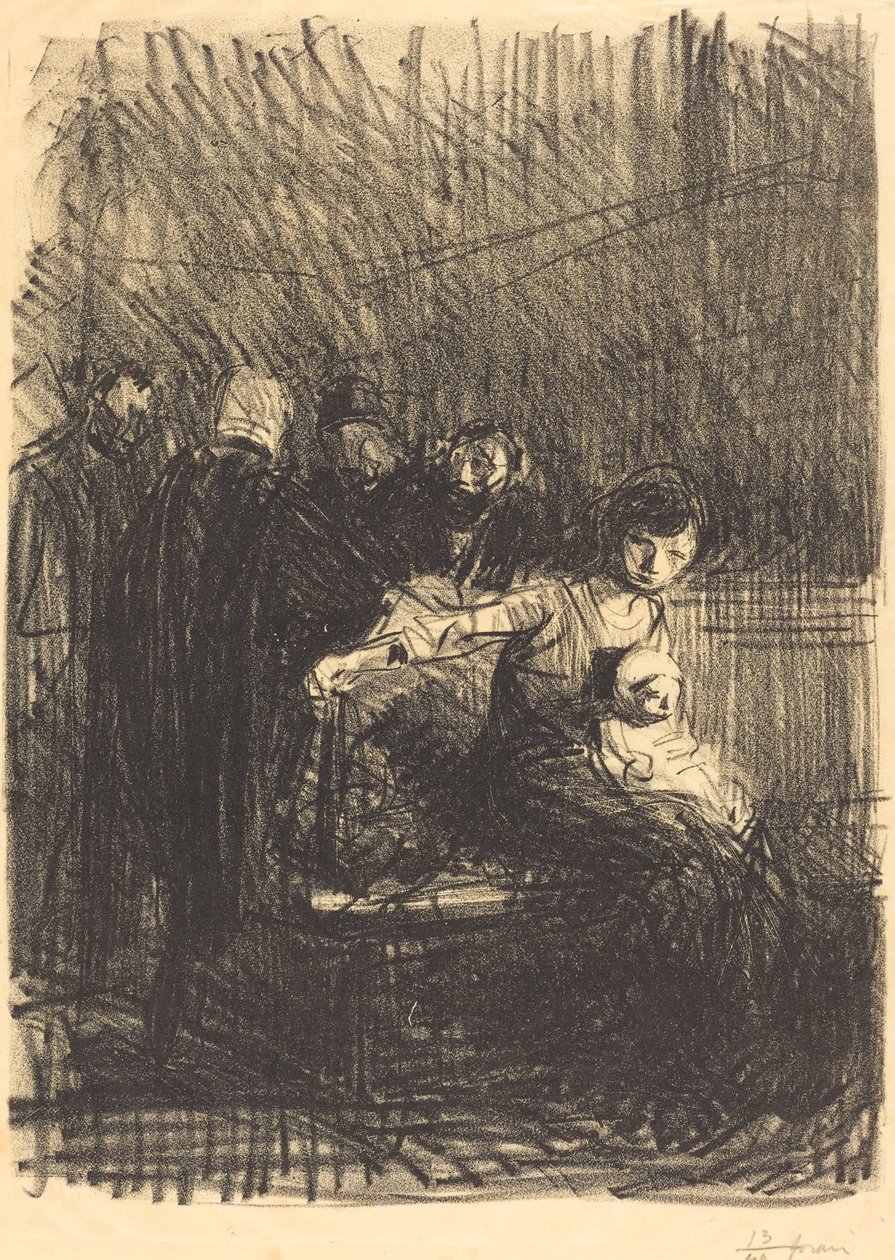 Recess van het gehoor door Jean Louis Forain