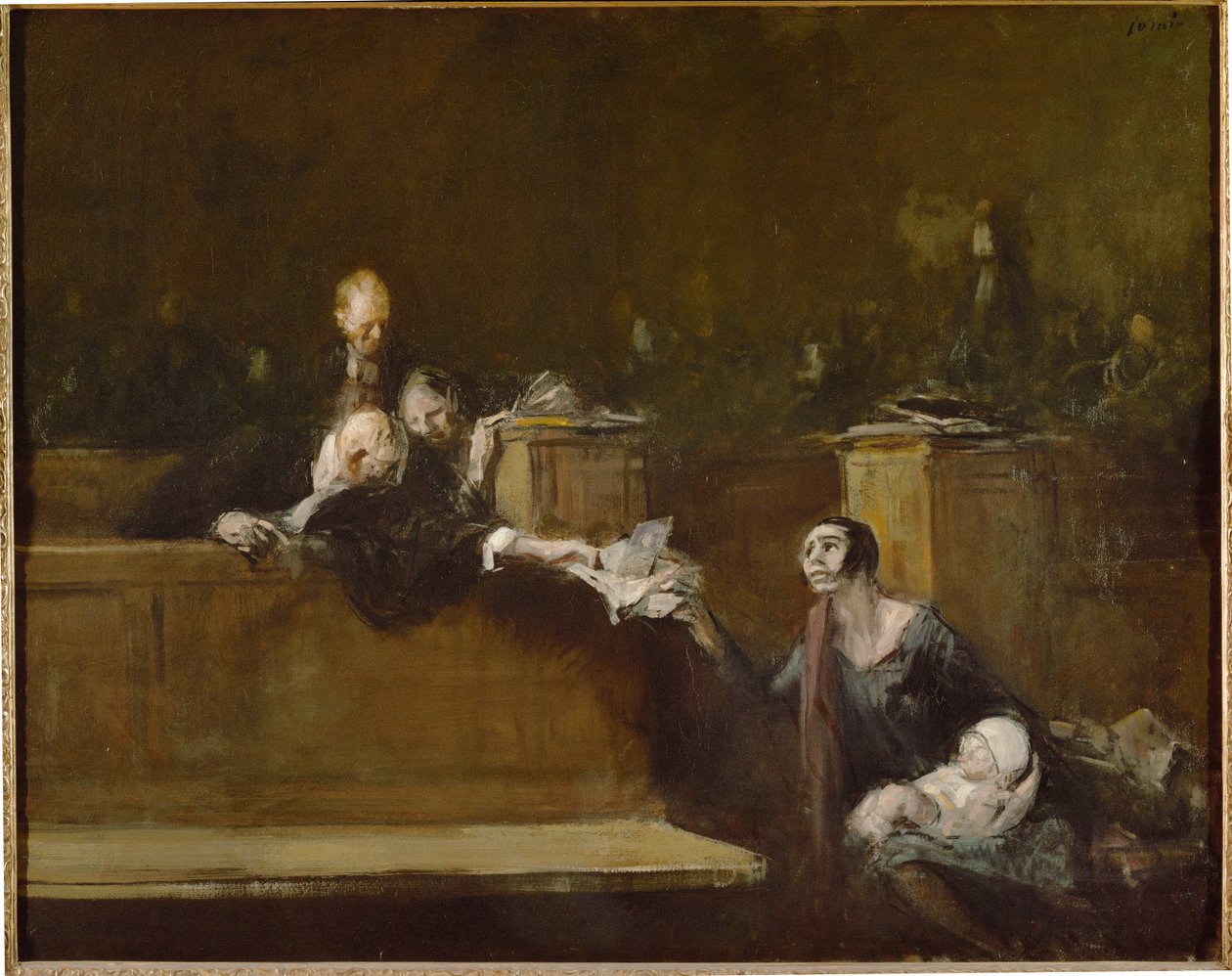 Rechtbankscènes ... door Jean Louis Forain