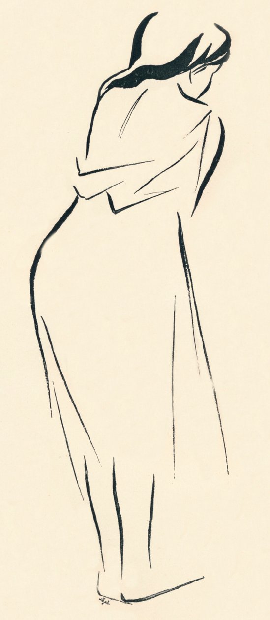 Studie in Lijn door Jean Louis Forain