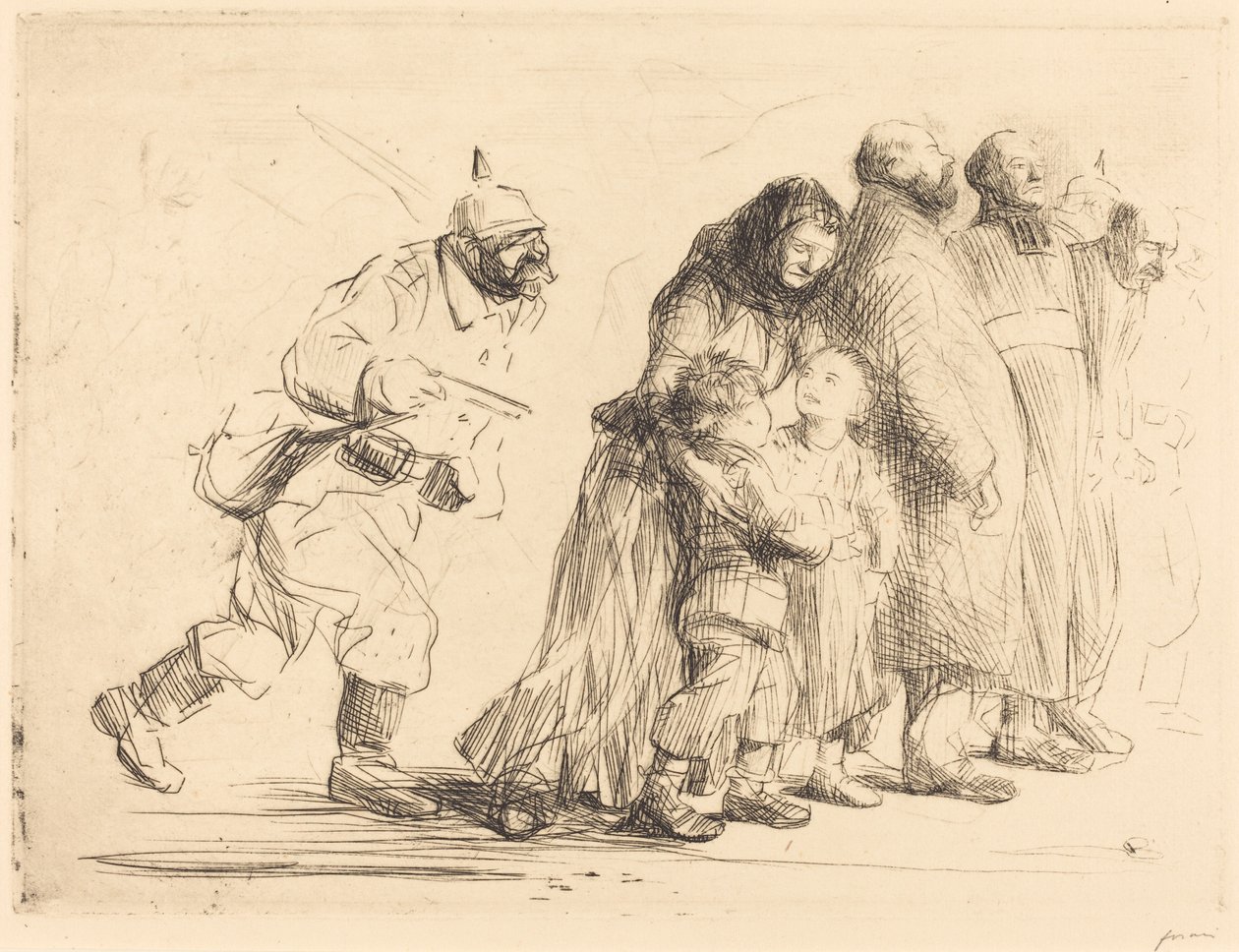 De Notabelen (grote plaat) door Jean Louis Forain