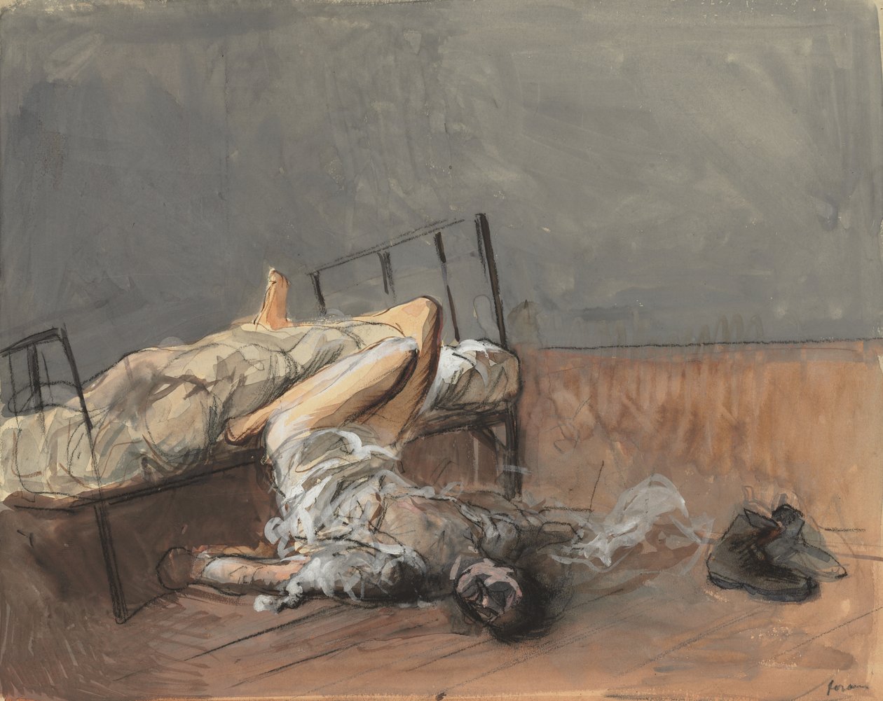 De zelfmoord door Jean Louis Forain