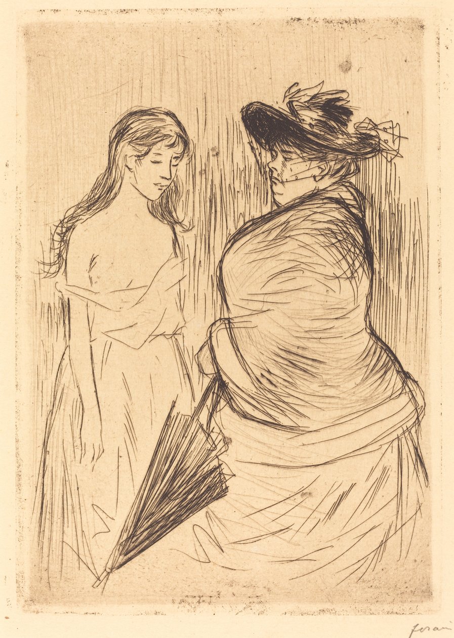 De witte slavenhandel door Jean Louis Forain