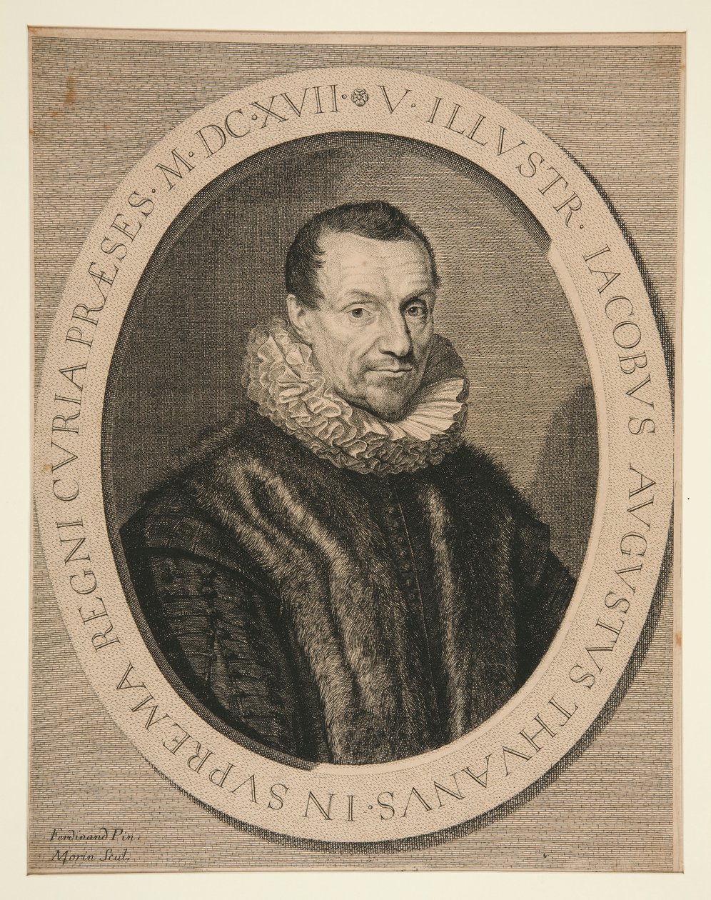 Jacques-Auguste Thou door Jean Morin