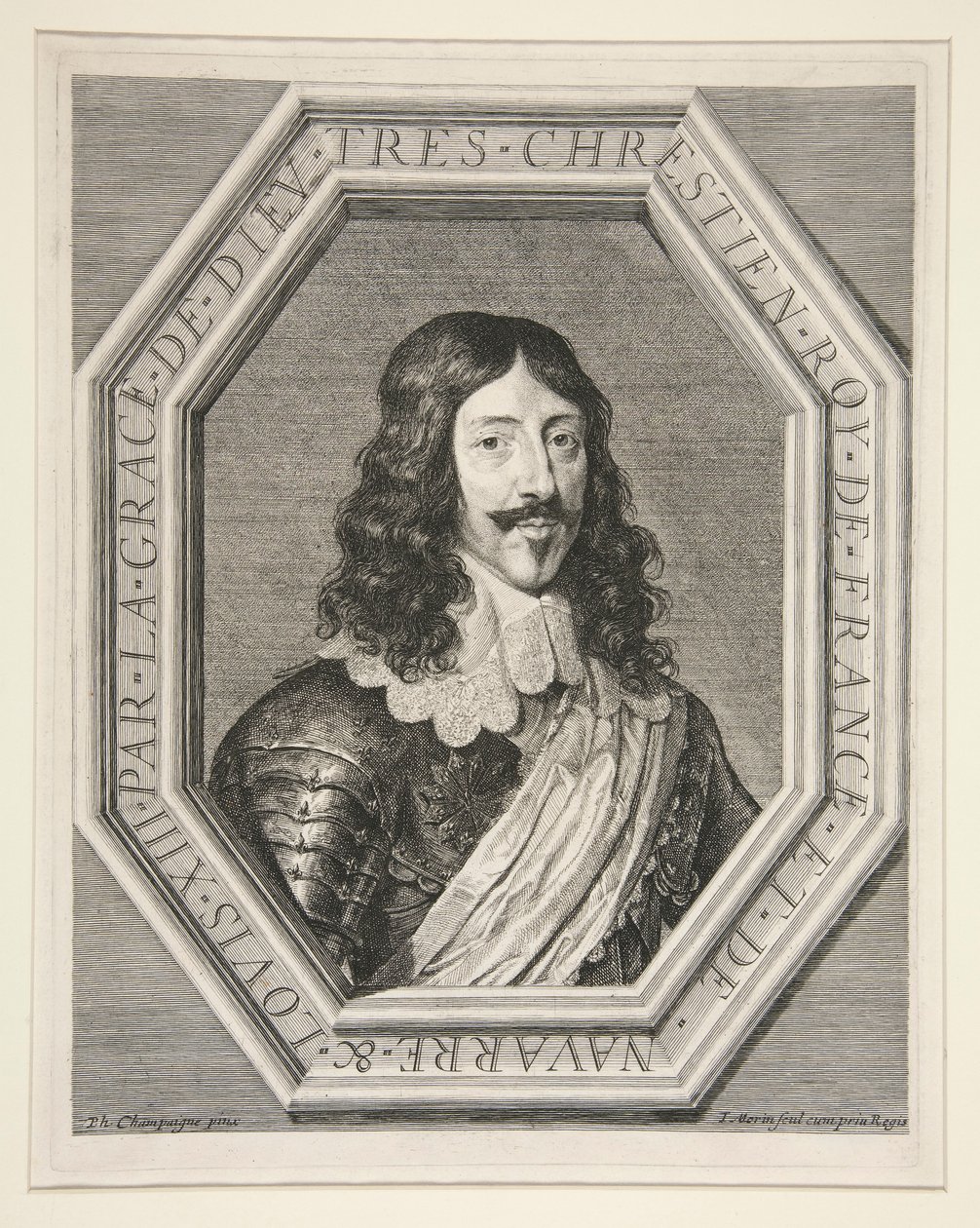 Lodewijk XIII, koning van Frankrijk (1601-1643) door Jean Morin