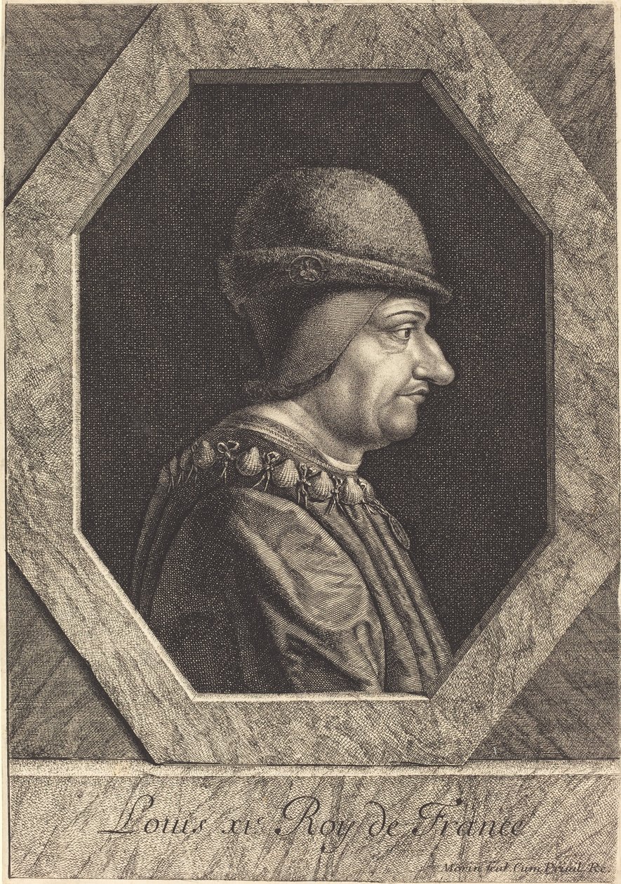 Lodewijk XI door Jean Morin