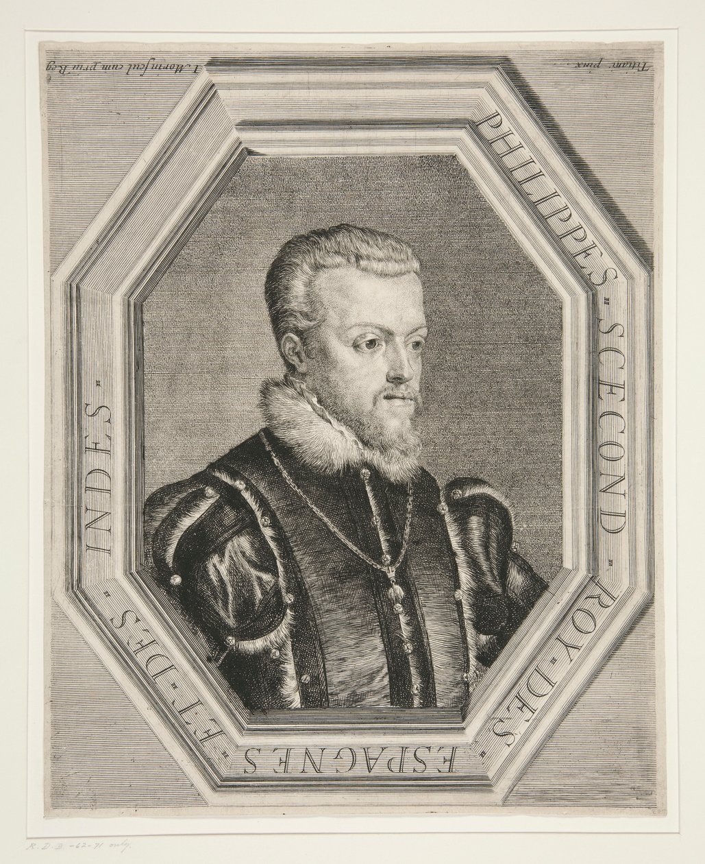 Filips II van Spanje door Jean Morin