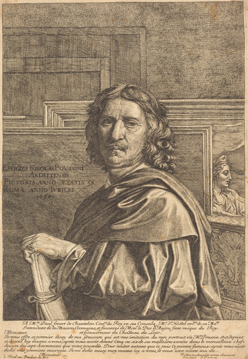 Nicolas Poussin door Jean Pesne after Nicolas Poussin