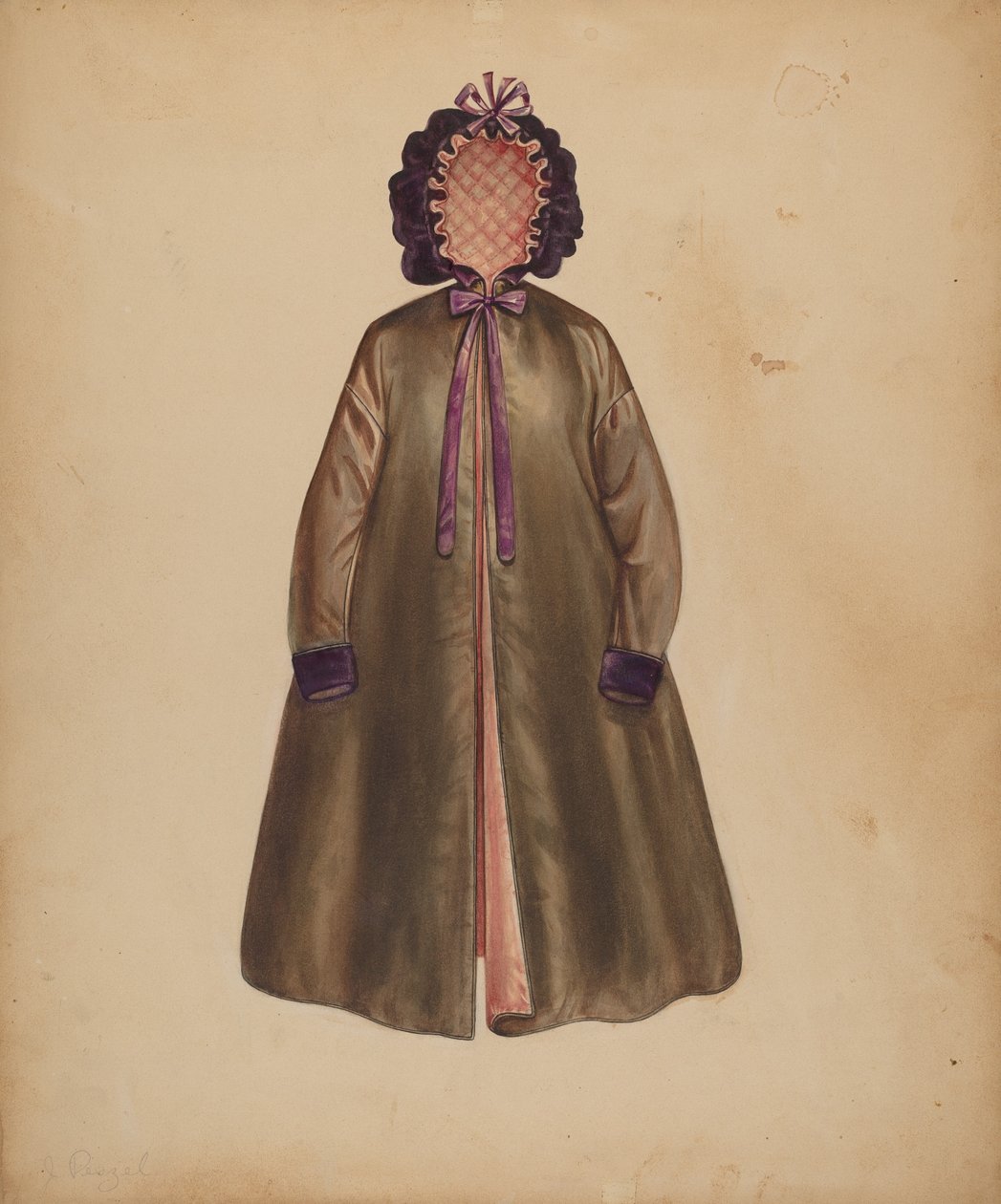Dames Pelisse, ca. 1937 door Jean Peszel