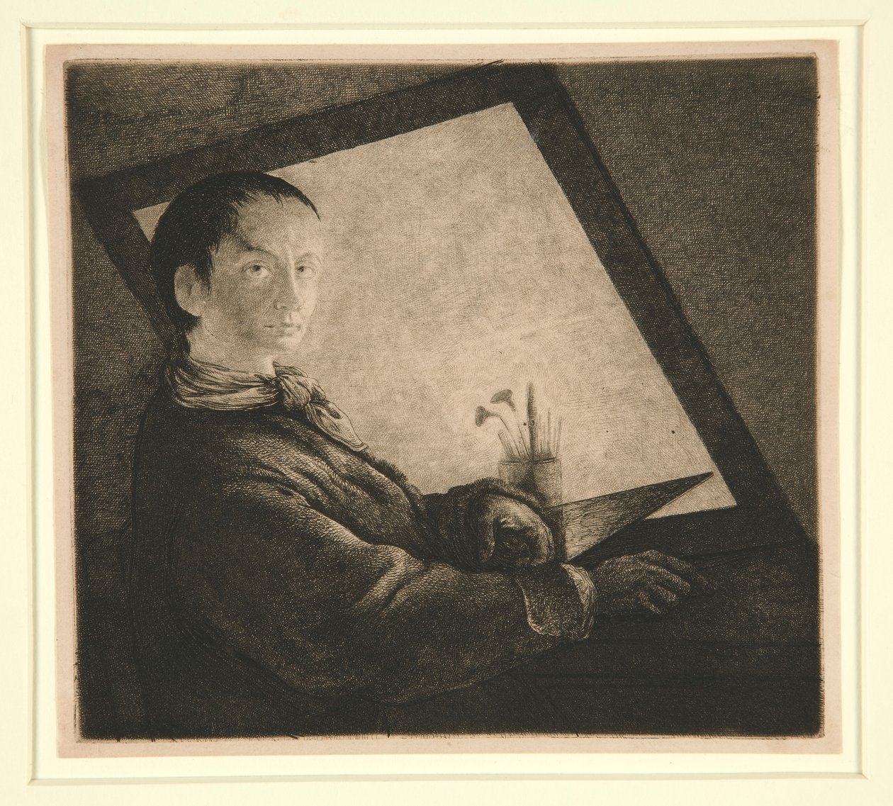 Zelfportret door Jean Pierre Norblin