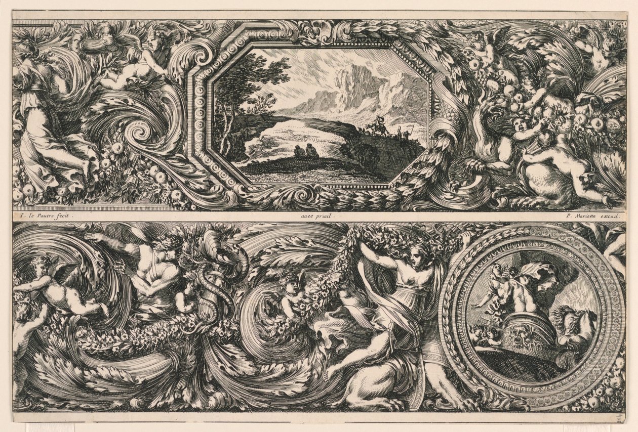 Friezen door Jean le Pautre