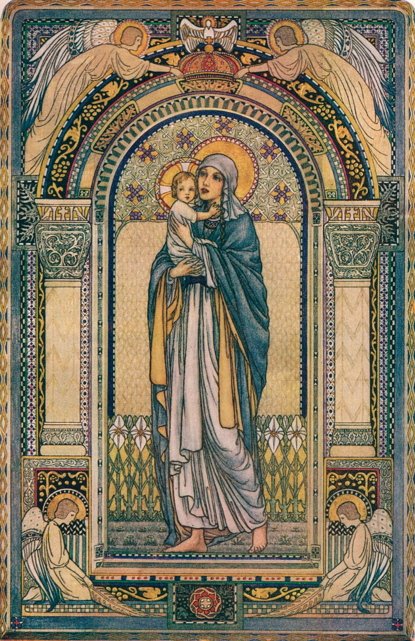 Madonna en Kind, ca. 1918 door Jeanne Labrousse