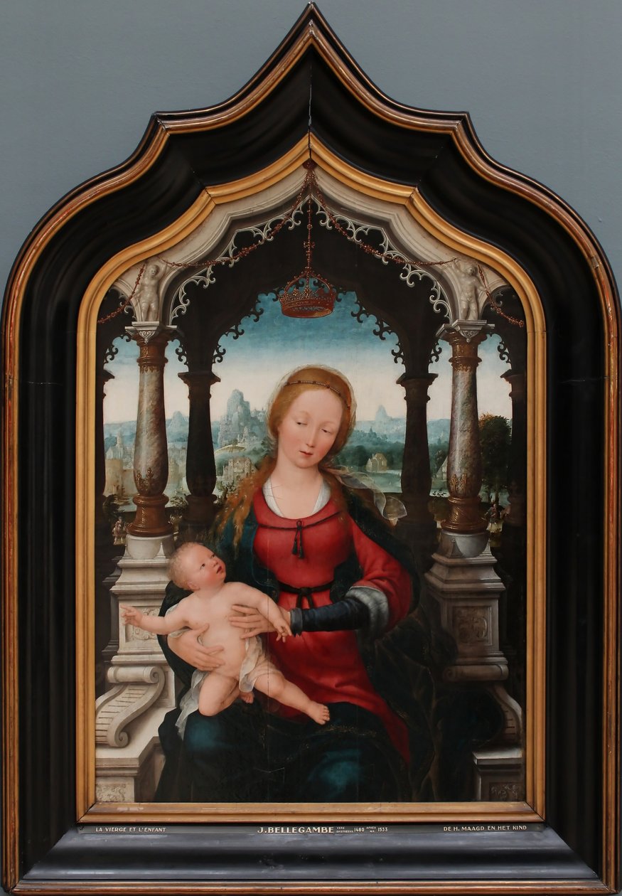 De Maagd met het Kind door Jehan Bellegambe
