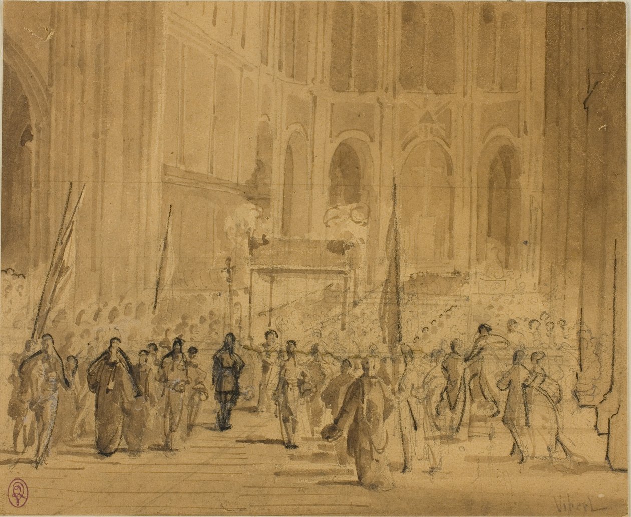 De kroning van een prins door Jehan Georges Vibert