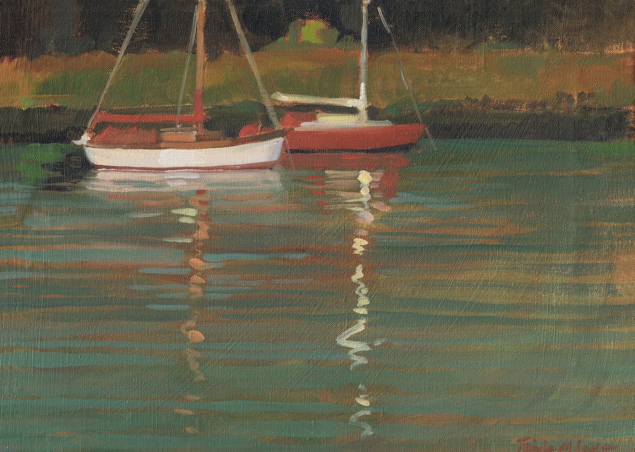 Jacht Reflecties door Jennifer Wright